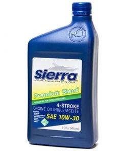SIERRA 4 Stroke Outboard Motor Oil - 10W-30 - 1 Quart
