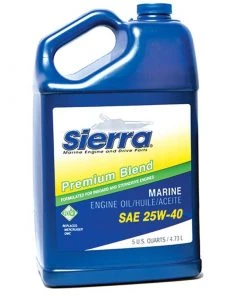 SIERRA 4 Stroke Marine Engine Oil - 25W-40 - 5 Quarts