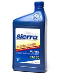 SIERRA Full Synthetic Marine Engine Oil - SAE 30 - 1 Quart
