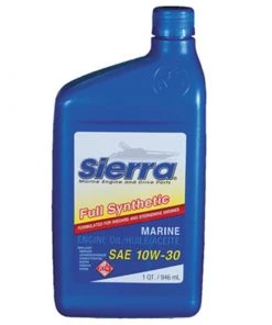 SIERRA 4 Stroke Outboard/Sterndrive 10W-30 Synthetic Motor Oil, 1 Quart