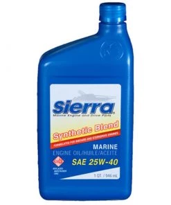 SIERRA 4 Stroke Synthetic Blend Sterndrive Motor Oil - 25W-40 - 1 Quart