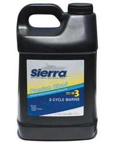SIERRA 2-Stroke Marine Premium Engine Oil - TC-W3 - 2.5 Gallons