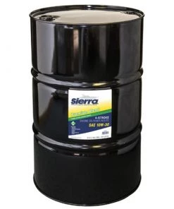 SIERRA 10W-30 4 Stroke Marine Outboard Engine Oil, 55 Gal.
