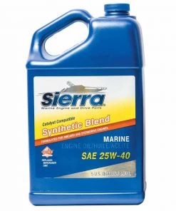 SIERRA 25W-40 FC-W Synthetic Blend Oil, 5 qt.