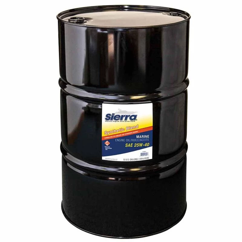 SIERRA 25W40 Synthetic Blend Engine Oil, 55 Gal. 1 SIERRA 25W40 Synthetic Blend Engine Oil, 55 Gal.