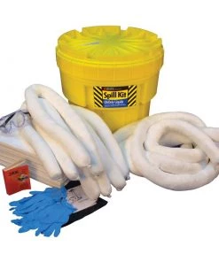 BUFFALO Oil Spill Kit, 20 Gallon Container