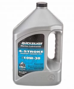 QUICKSILVER Premium SAE 10W-30 4-Stroke Marine Engine Oil, Gallon