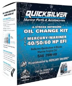 QUICKSILVER 8M0081912 Oil Change Kit for 40/60 HP Engines