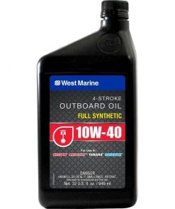 WEST MARINE Premium 10W-40 4-Stroke Full Synthetic Engine Oil, Quart
