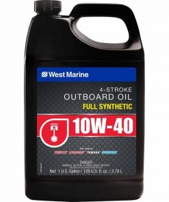 WEST MARINE Premium 10W-40 4-Stroke Full Synthetic Engine Oil, Gallon