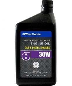 WEST MARINE Premium SAE 30W 4-Cycle Heavy Duty Engine Oil, Quart