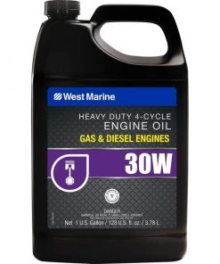WEST MARINE Premium SAE 30W 4-Cycle Heavy Duty Engine Oil, Gallon