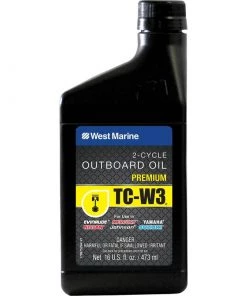 WEST MARINE Premium 2-Cycle TC-W3 Outboard Oil, Pint
