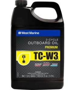 WEST MARINE Premium 2-Cycle TC-W3 Outboard Oil, Gallon