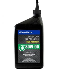 WEST MARINE High-Viscosity 80W-90 Lower Unit Gear Lube, Quart