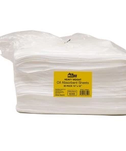 SEAFIT 18" x 15" Heavy Weight Oil Absorbent Sheets, 50-Pack