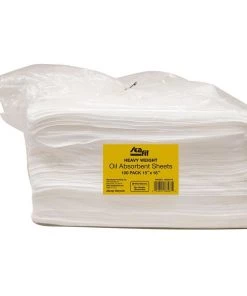 SEAFIT 18" x 15" Heavy Weight Oil Absorbent Sheets, 100-Pack