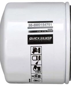 QUICKSILVER 8M0154751 Oil Filter, Chris Craft, Crusader, Pleasurecraft, Volvo, Yamaha