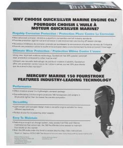 QUICKSILVER 8M0107513 25W40 4-Stroke Outboard Oil Change Kit for 150 HP Mercury Engines -Engine Lube store 20265708 3 1500.22032021040105