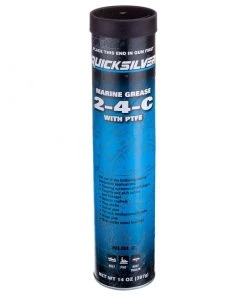 QUICKSILVER Multi-Purpose 2-4-C Marine Lubricant for Grease Gun, 14 oz. Cartridge