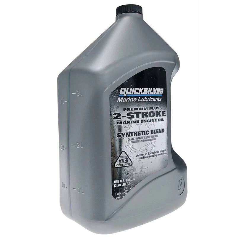 QUICKSILVER Premium Plus 2-Cycle TC-W3 Outboard Oil 4 QUICKSILVER Premium Plus 2-Cycle TC-W3 Outboard Oil - Image 4