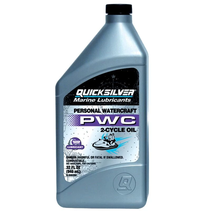 QUICKSILVER PWC 2-Cycle Synthetic Blend Oil - 1 Quart 1 QUICKSILVER PWC 2-Cycle Synthetic Blend Oil - 1 Quart