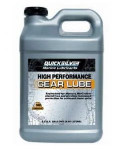 Quicksilver High Performance 90W Gear Lube, 2.5 Gallons
