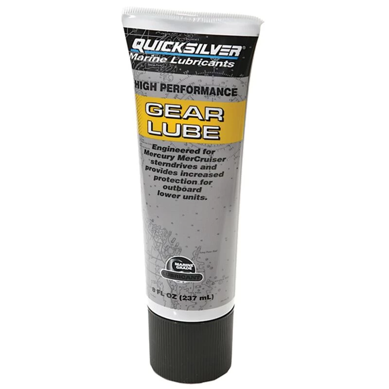 Quicksilver SAE 90 High Performance Gear Lube, 8oz. Tube 1 Quicksilver SAE 90 High Performance Gear Lube, 8oz. Tube