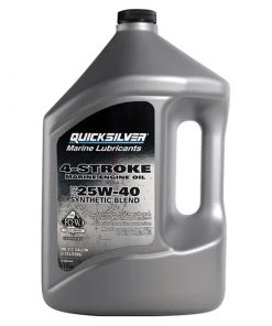 QUICKSILVER 25W-40 Synthetic Blend 4-Stroke Outboard Oil, Gallon